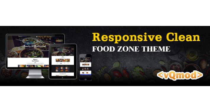 Responsive Clean  and Elegant Food Zone Theme
