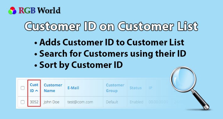 Customer ID on Customer List