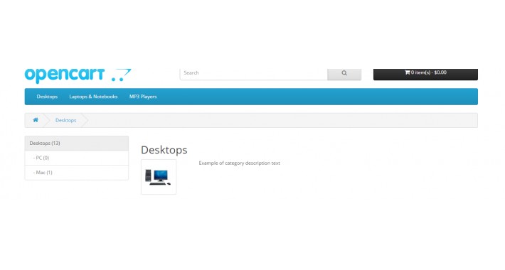 Subcategory Module