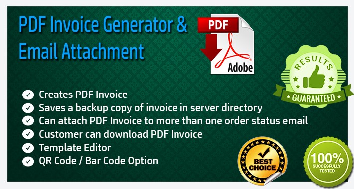 PDF Invoice Generator and Email Attachment PRO