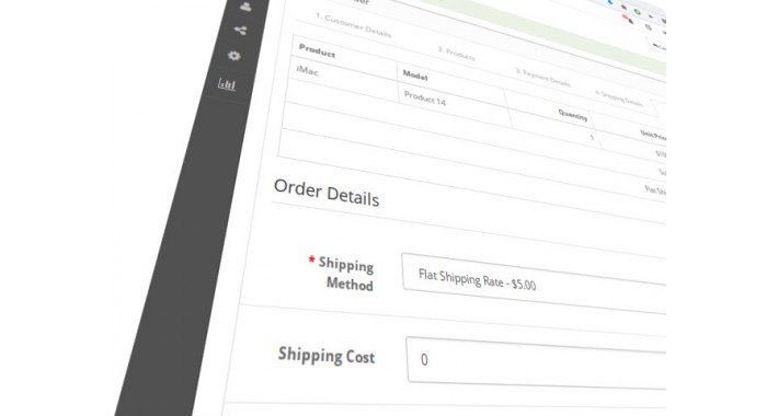 Shipping cost manual editor