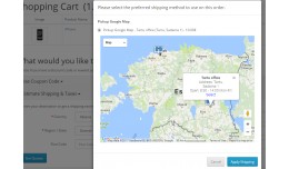 Google Map Pickup Shipping Method