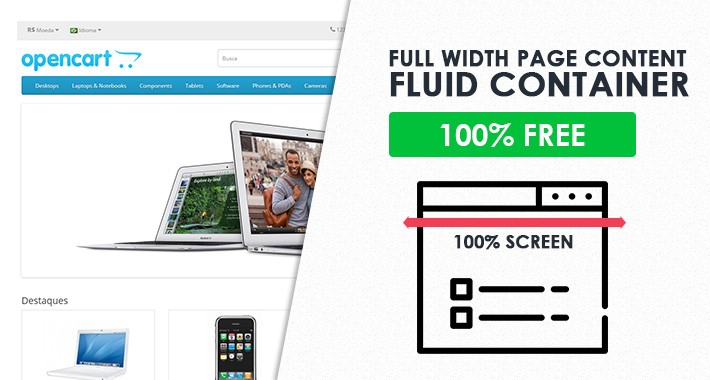 Full Width Page Content Fluid Container