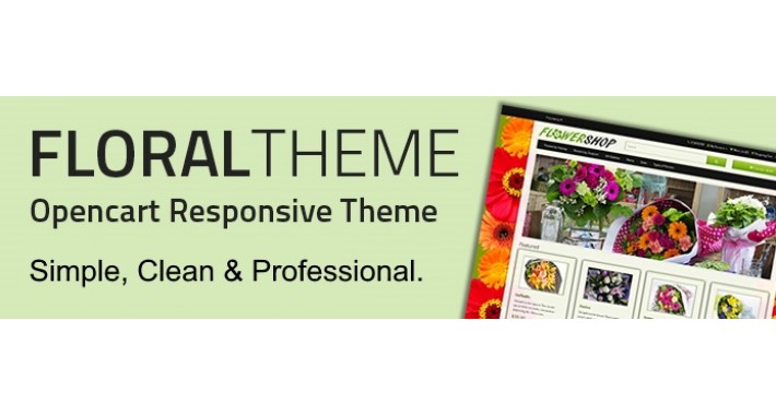 Floral Theme - Opencart 2.x Theme