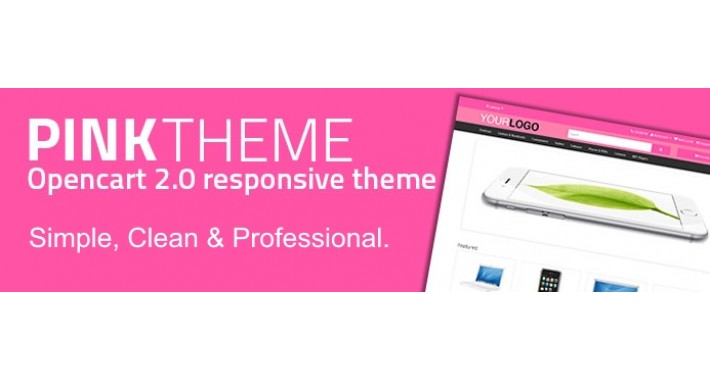 Pink Theme - Opencart 2.x Theme