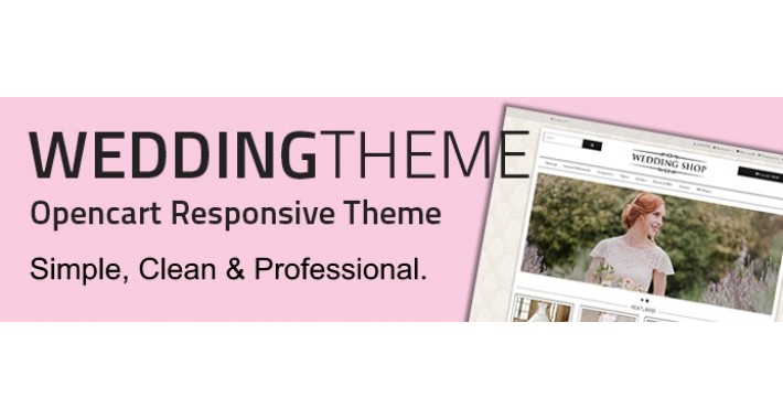 Wedding Theme - Opencart Theme 2.2 & 2.3