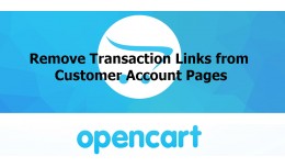 Remove Transactions Links