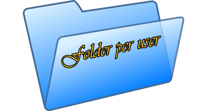 Folder per user