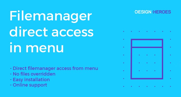 Filemanager Access in Menu
