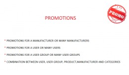 Promotions - Discounts