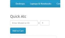 Quick Add to Cart by Model or Sku (2.x/3.0)