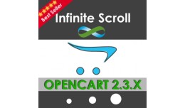 Simple infinite scroll to opencart 2.3.X