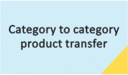 Category to Category Product Transfer