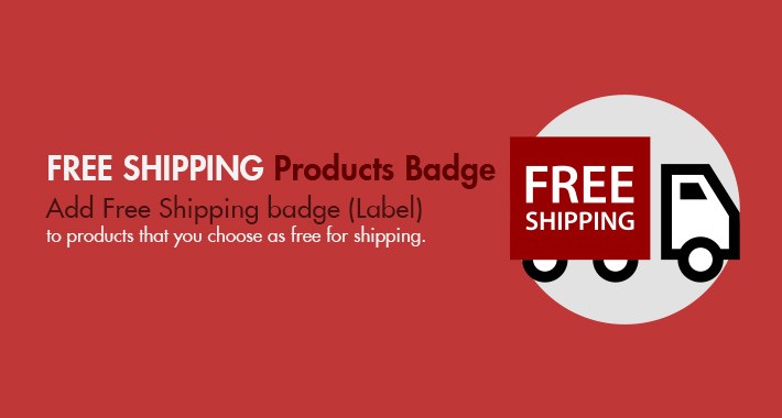 Free Shipping Products Badge