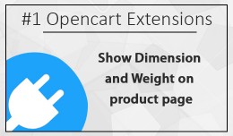 Show Dimension and Weight on product page