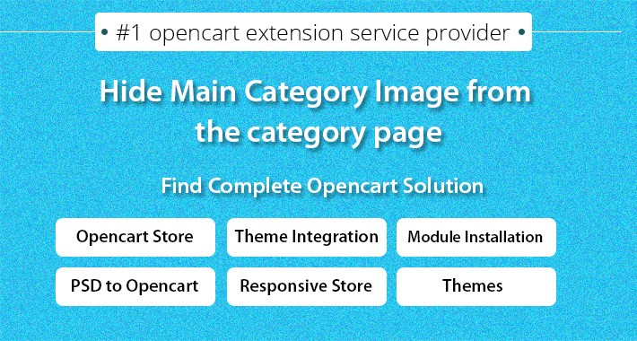 Hide/ Remove Top Category Image/Banner