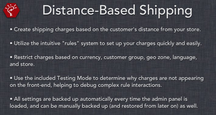 [OLD] Distance-Based Shipping