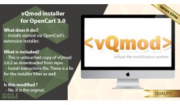 GGW Installer for vQmod 2.6.2 for OpenCart 3.0