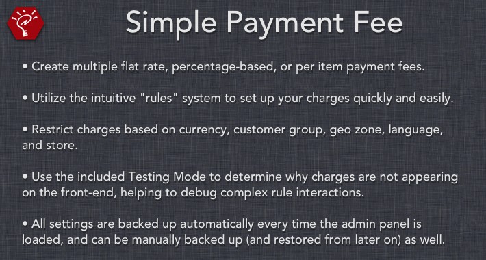 [OLD] Simple Payment Fee