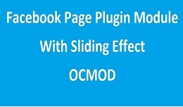 Facebook Page Plugin with Sliding Effect (OCMOD)