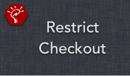 [OLD] Restrict Checkout