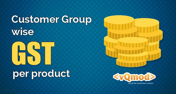 Customer Group wise GST per Product