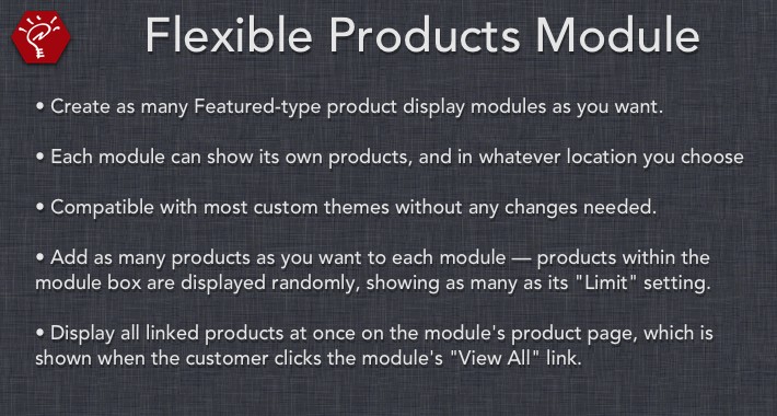 [OLD] Flexible Products Module