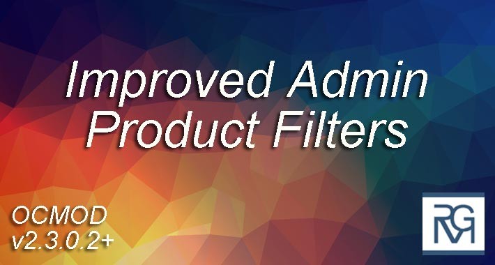 Improved Admin Product Filters