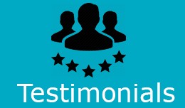 Testimonials with responsive and multiple design