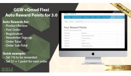 GGW vQmod Flexi Auto Reward Points Open Cart v3.0