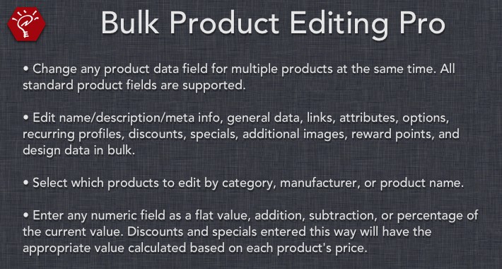 [OLD] Bulk Product Editing Pro