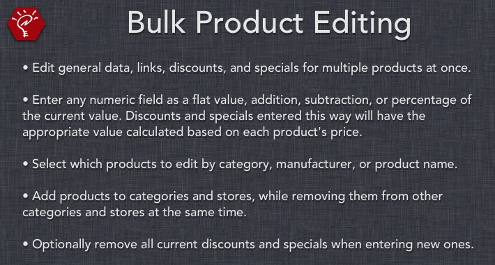 [OLD] Bulk Product Editing