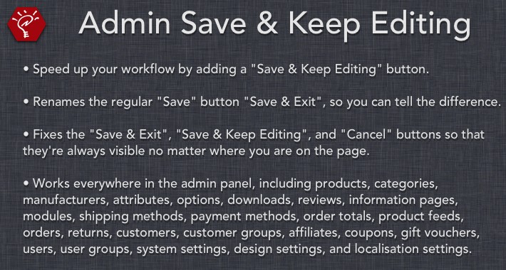 [OLD] Admin Save and Keep Editing