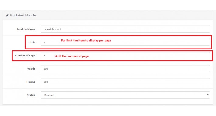 Pagination for Latest Module (v3.0.2)