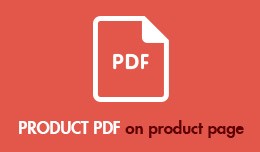 PRODUCT PDF on product page