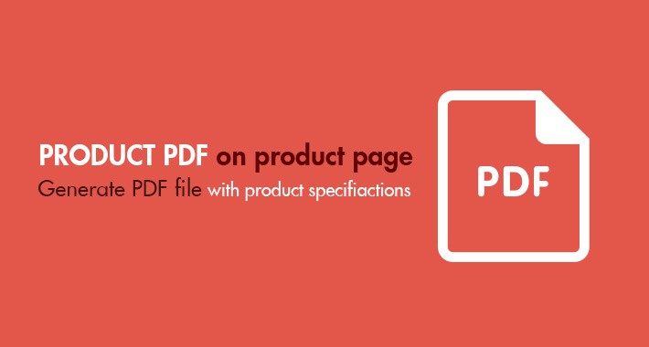 PRODUCT PDF on product page