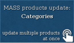 MASS products update: Categories
