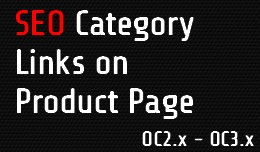 SEO Category Links On Product Page