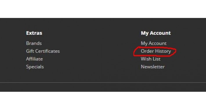 Remove Order History – OpenCart 3.x and 4.x