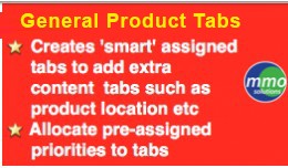 General Product Tabs