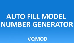 Auto Fill Model Number Generator