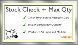Stock Check and Max Quantity