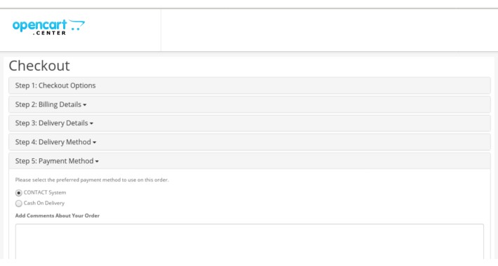 Payment Extension - CONTACT System money transfer