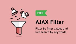 Ajax Filter FREE (by Filter and by search keywor..