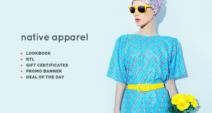 Apparel Responsive OpenCart Template 64165