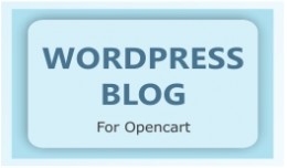 Wordpress blog in Opencart