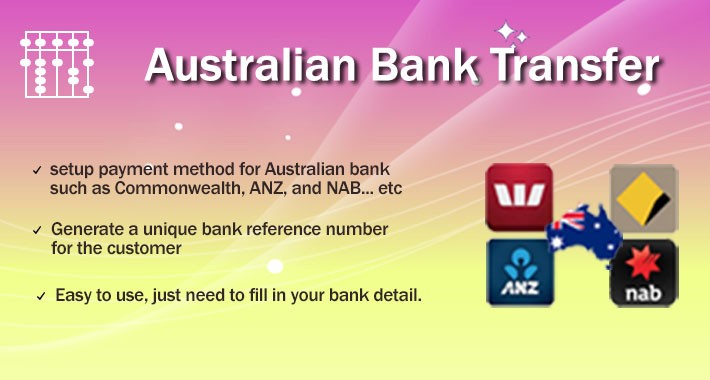 Australian Bank Transfer - with additional payment notification