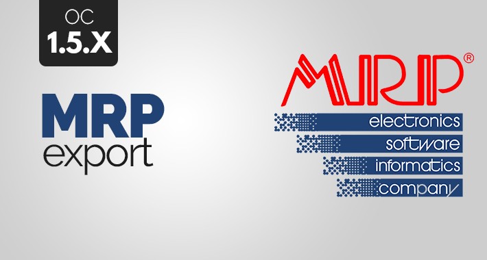 Export do účtovníckeho software MRP 1.5.x