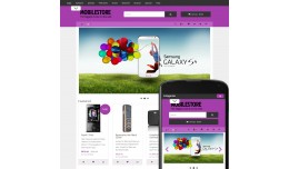 OpenCart 3 Theme Avenue Mobile Lilac