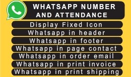 WHATSAPP NUMBER AND ATTENDANCE